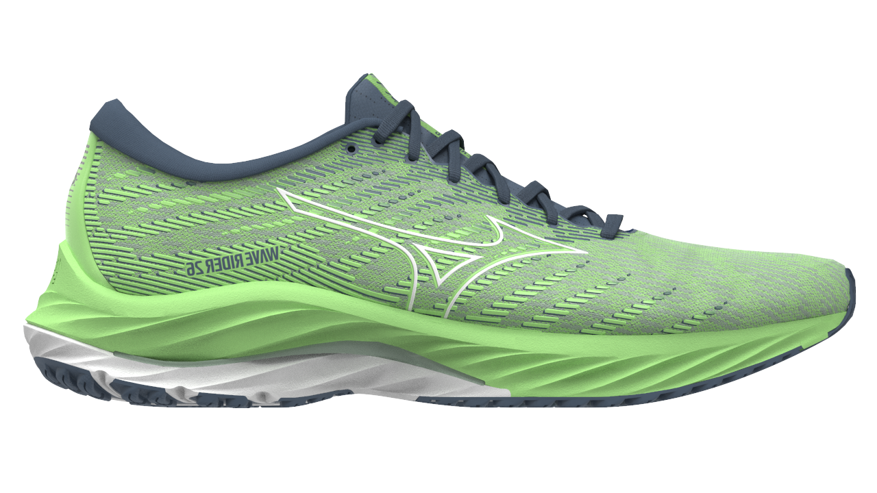 Mizuno Men's Wave Rider 26 - 909 C/White/China Blue