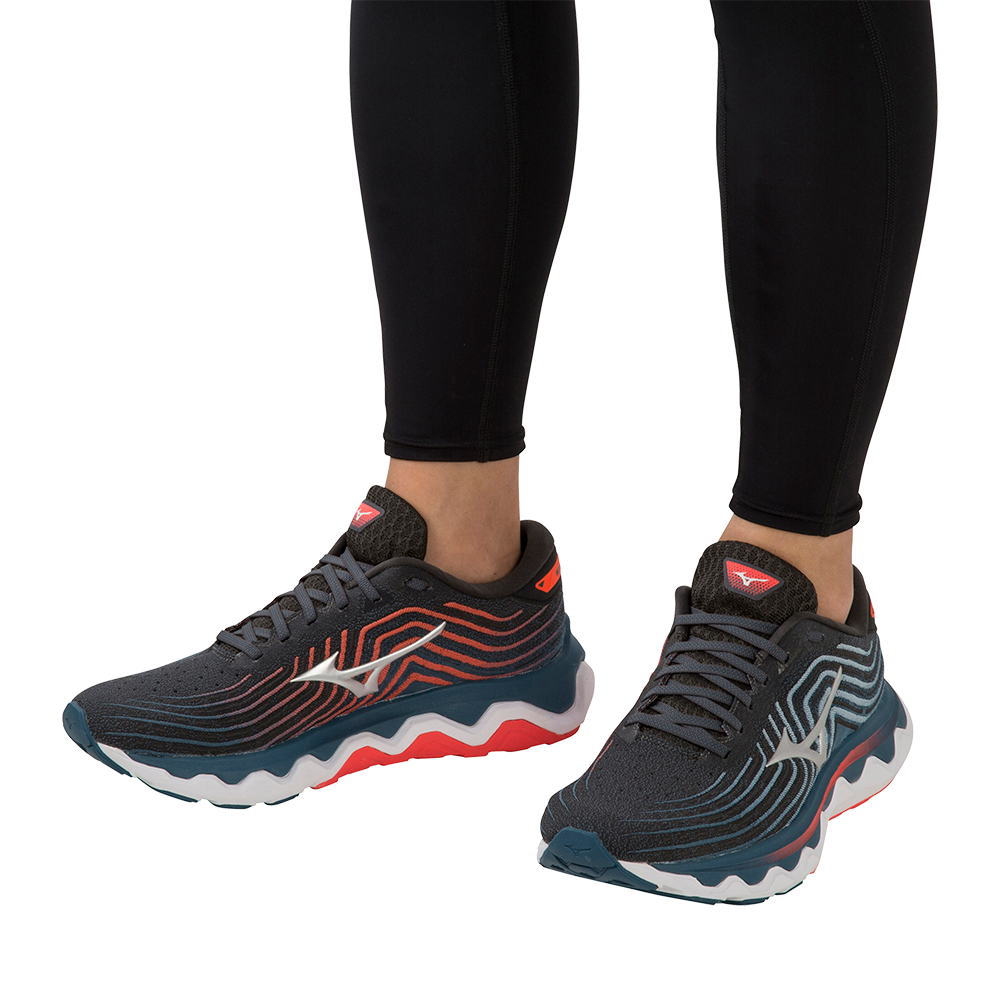 Mizuno Men's Wave Horizon 6 - Black Oyster/Nimbus Cloud/Soleil