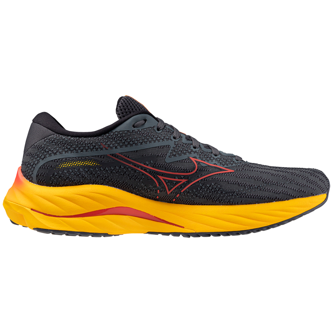 Mizuno Men's Wave Rider 27 - Turbulence/Cayenne/Citrus