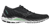 Mizuno Men's Wave Inspire 19 ( 2E ) - Black/Metallic Gray/Biscay Green