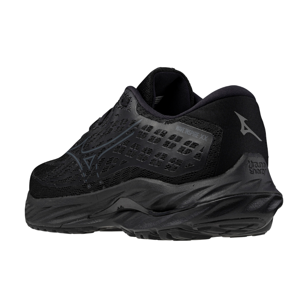 Mizuno Men s Wave Inspire 20 2E Black Ultimate Gray Black