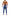 Skins Men's Compression Long Tights 3-Series - Camo Blue