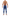 Skins Men's Compression Long Tights 3-Series - Camo Blue