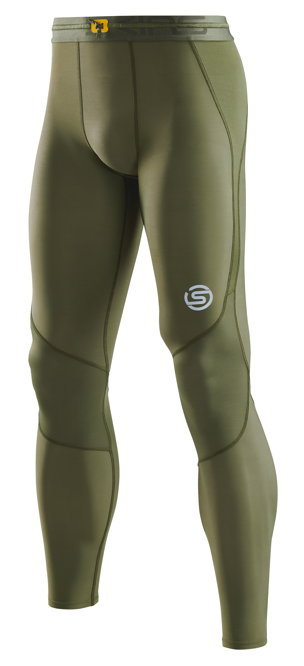 SKINS Men's Compression Long Tights 3-Series - Khaki
