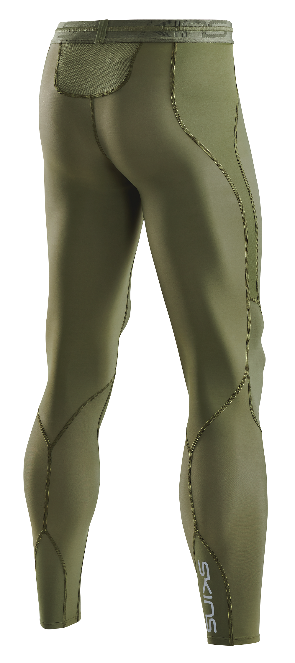 SKINS Men's Compression Long Tights 3-Series - Khaki