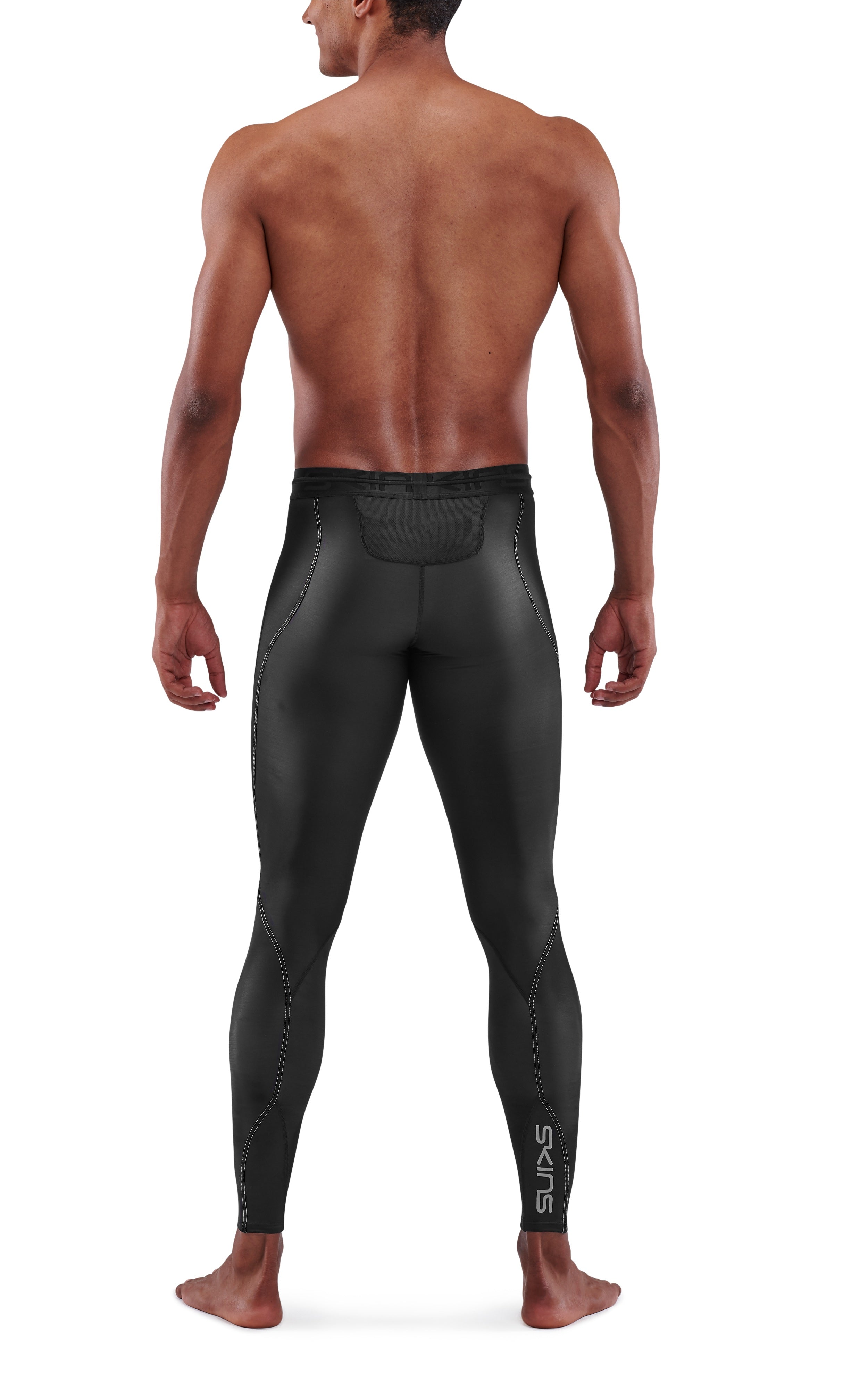 SKINS Men's Compression Long Tights 3-Series - Black – Key Power