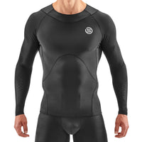 SKINS Men's Compression 400 Long Sleeve Tops 3-Series - Black/Stars