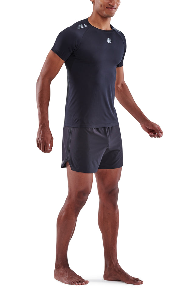 SKINS Men's Activewear Short sleeve Top 3-Series - Black
