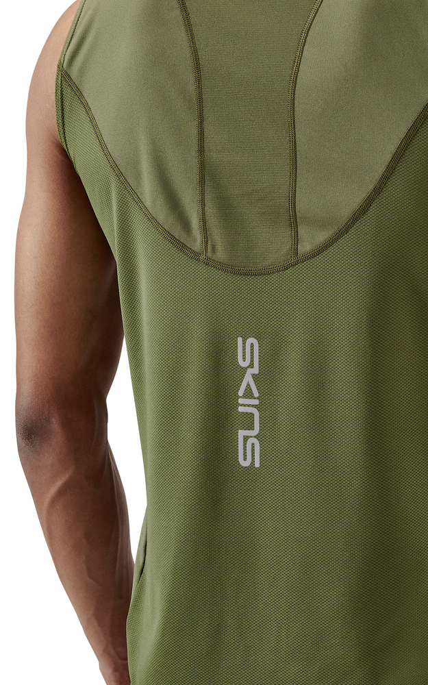 SKINS Men's Activewear Tank top 3-Series - Khaki
