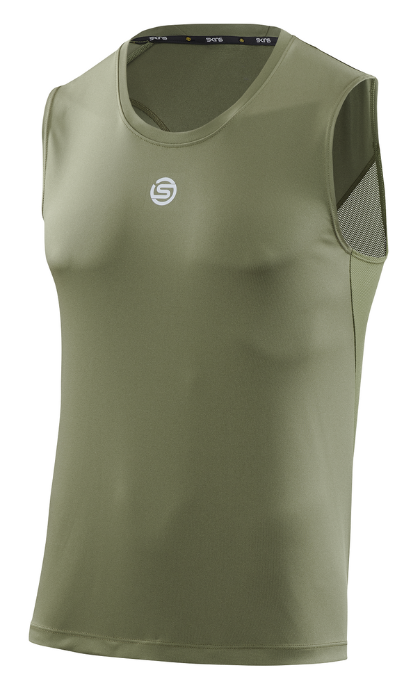 SKINS Men's Activewear Tank top 3-Series - Khaki