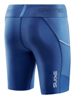 SKINS Women's Compression Half Tights 3-Series - Marine Blue