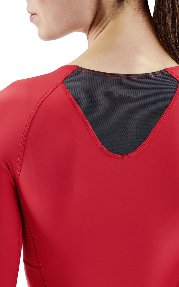 Skins Women's Compression Long Sleeve Tops 3-Series - Red