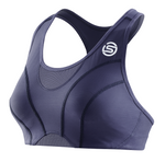 SKINS Women's Activewear Hi-Impact Bra 3-Series - Navy Blue