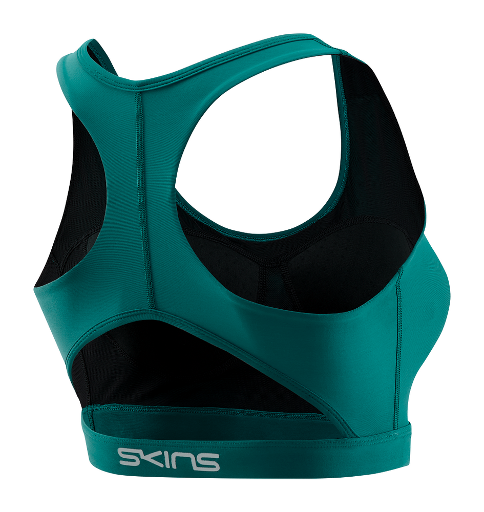 SKINS Women's Activewear Active Bra 3-Series - Lt Teal