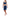 SKINS Women's Activewear Active Bra 3-Series - Marine Blue