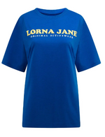 Lorna Jane Play Maker Relaxed Tee - Cobalt Blue
