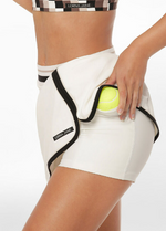 Lorna Jane Deuce Retro Tennis Skort - Porcelain