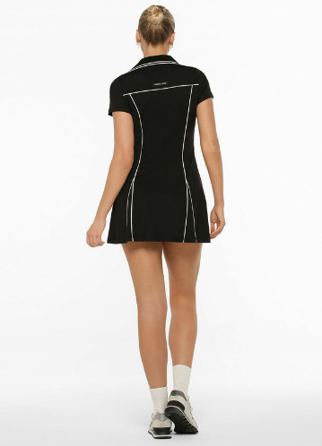 Lorna Jane Deuce Retro Tennis Dress - Black
