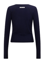 Lorna Jane Striking Active Rib Long Sleeve Top - French Navy