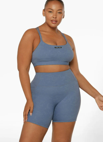 Lorna Jane In And Out Sports Bra - Washed Misty Blue