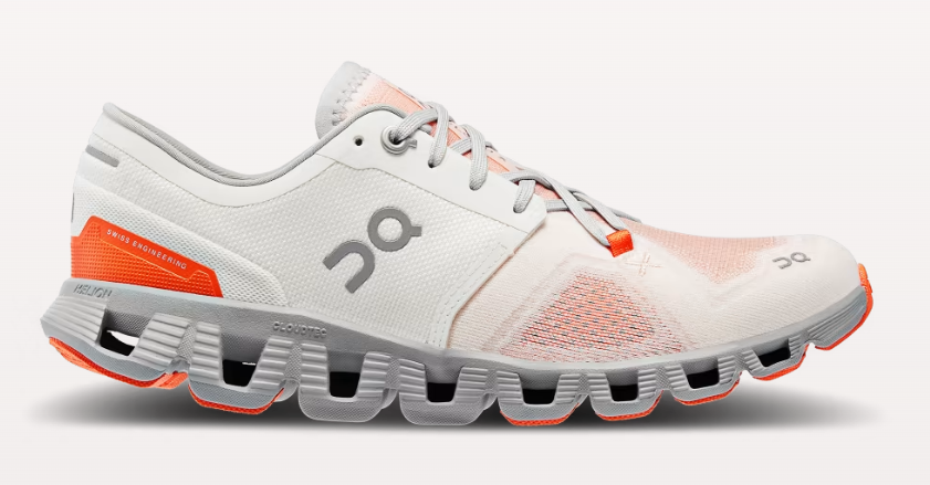 ON Women's Cloud X 3 - Ivory/Alloy – Key Power Sports Singapore