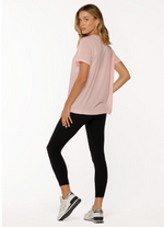 Lorna Jane Go To Active Tee - Enchanted Pink