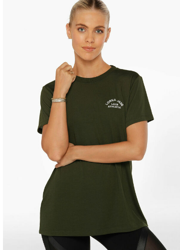 Lorna Jane Lotus T-Shirt - Luxury Green