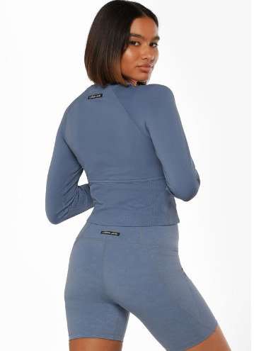 Lorna Jane Rainbow Splice No Ride Booty Pocket Bike Short