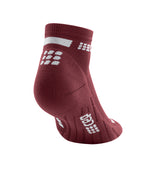 CEP Women's The Run Socks Low Cut V4 - Dark Red ( WP2A8R )