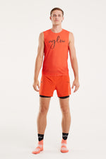 Uglow Men's Short 5 Elevate Micro Mesh SHOWME - Tangerine