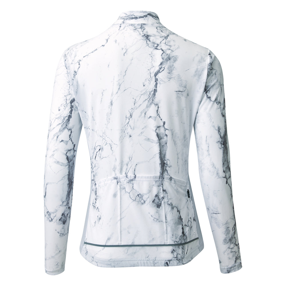 Pearl Izumi Women's UV Print Long Sleeve Jersey - White ( W718-BL-10 )