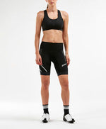 2XU Women's Steel X Compression Cycle Shorts-WC4923B (BLK/BLK)