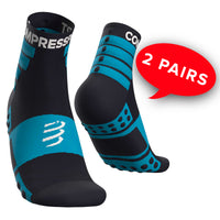 COMPRESSPORT TRAINING SOCKS-2 PACK - BLUE (XU00001B_500)