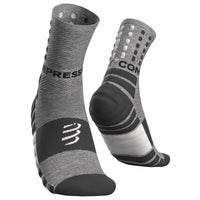 COMPRESSPORT SHOCK ABSORB SOCKS-GREY MELANGE (XU00006B-101)