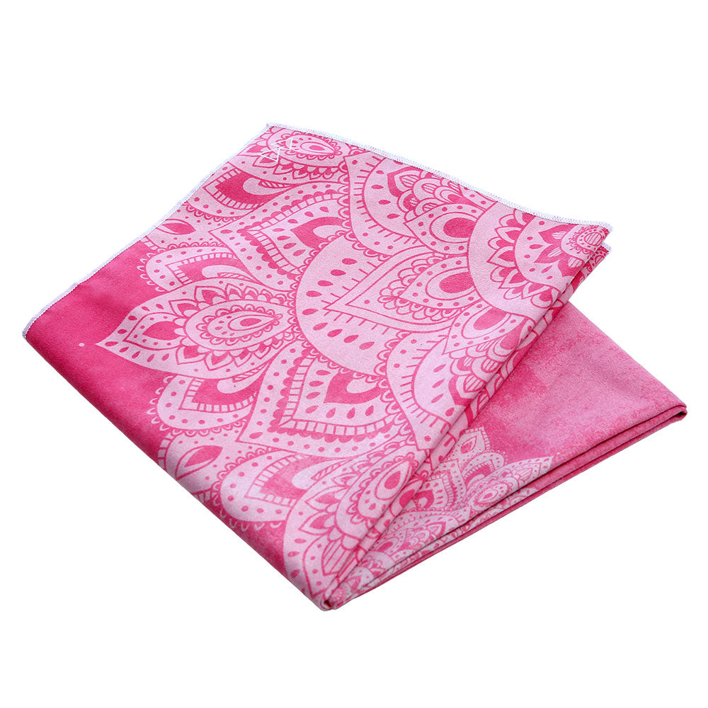 Yoga Design Lab Yoga Mat Towel - Mandala Rose