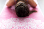 Yoga Design Lab Yoga Mat Towel - Mandala Rose