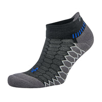 Balega Silver No Show Running Socks - Black/Carbon