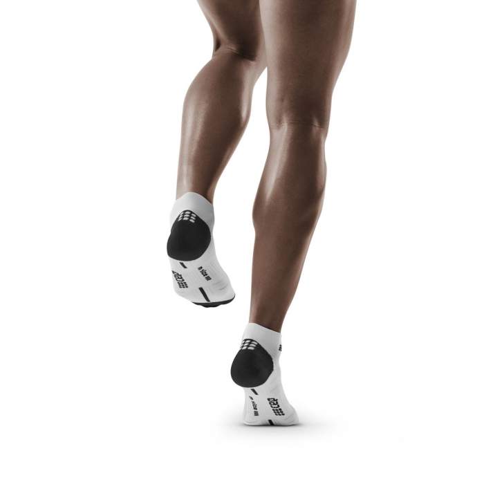 CEP Men's Compression Low Cut Socks 3.0 - White/Dark Grey