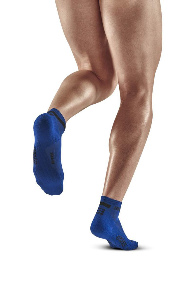 CEP Men's The Run Socks Low Cut V4 - Blue ( WP3A3R )