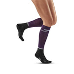 CEP Women's The Run Socks Tall V4 -  Violet/Black ( WP20SR )