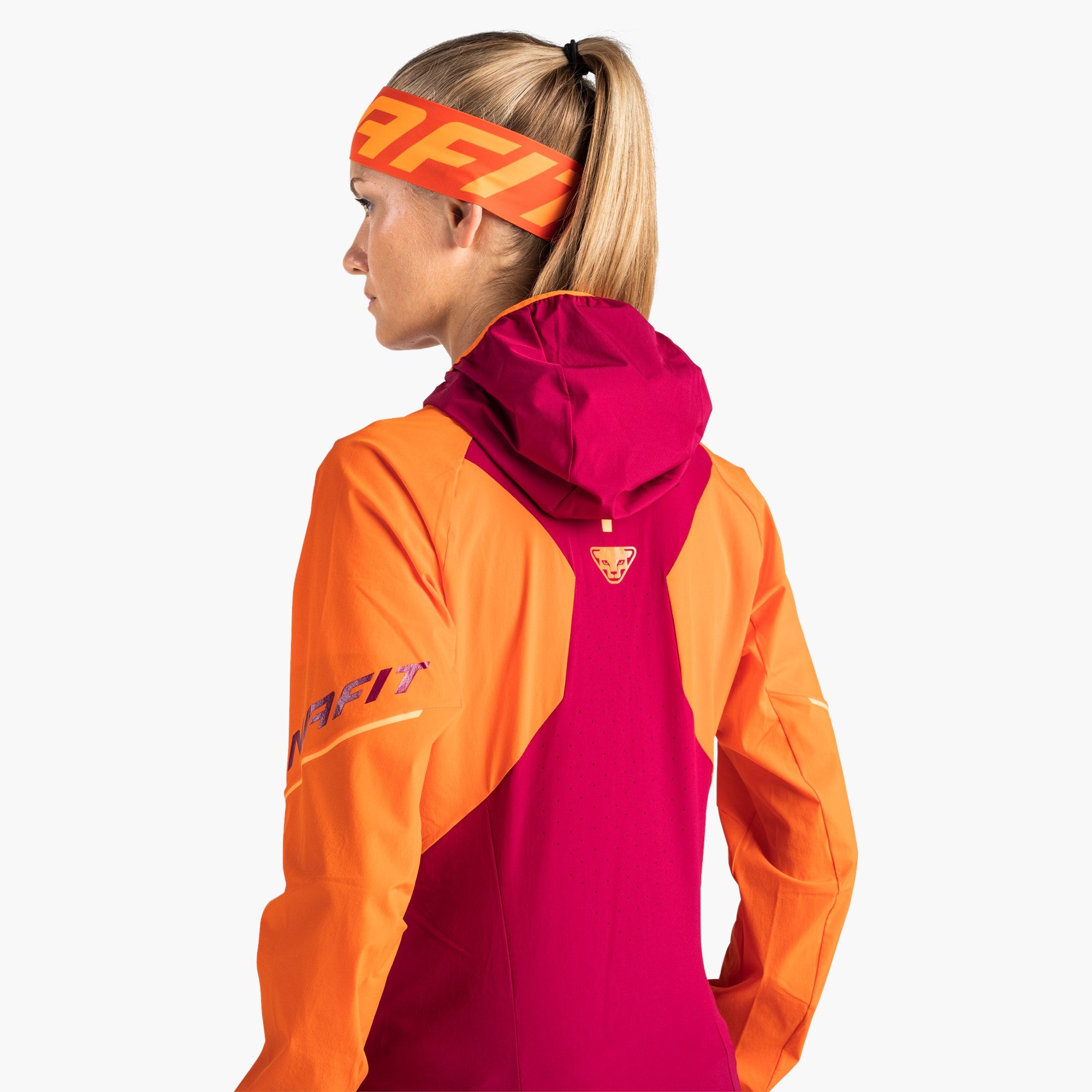 Dynafit Unisex's Performance Dry Slim Headband - Shocking Orange