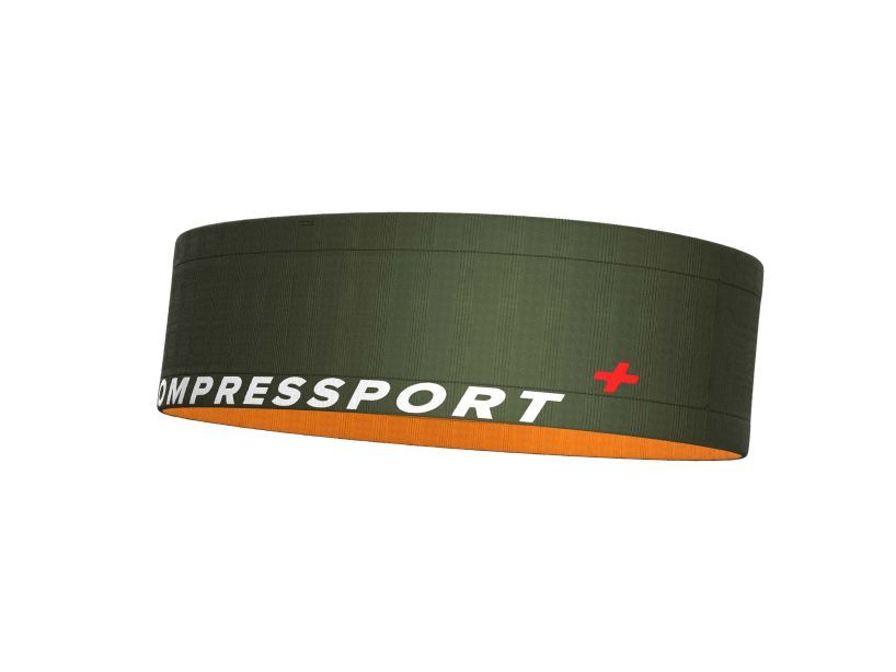 COMPRESSPORT Unisex's Free Belt - RF Green/DK Cheddar