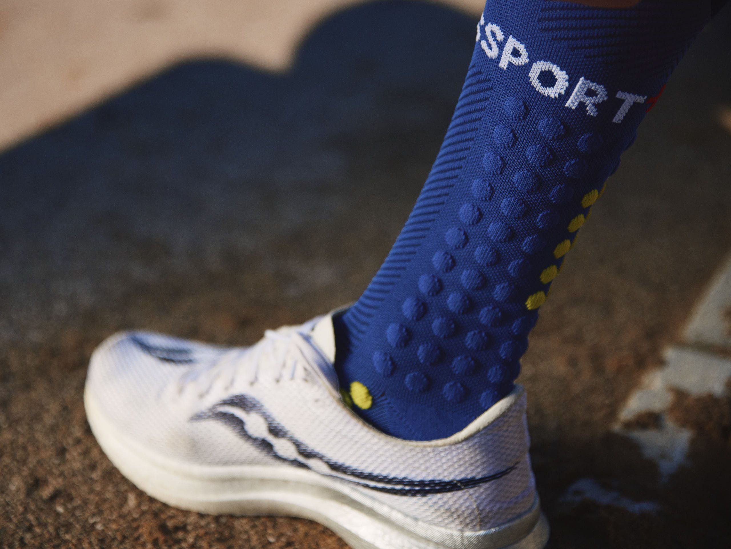 Compressport Unisex's Full Socks Run - Sodalite Blue