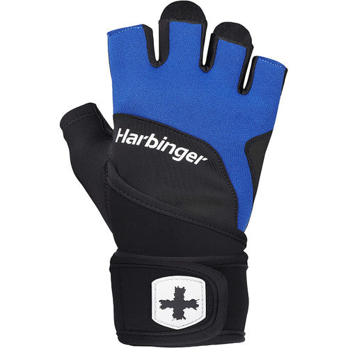 Harbinger Unisex's Training Wristwrap Gloves 2.0 - Blue