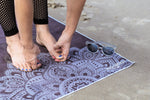 Yoga Design Lab Yoga Mat Towel - Mandala Black
