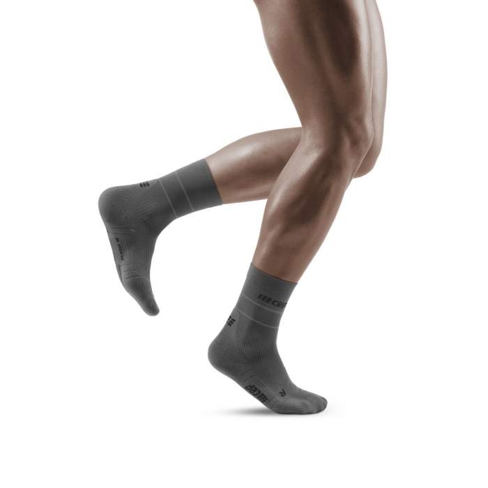 CEP Men's Reflective Mid Cut Socks - Grey – Key Power Sports Singapore