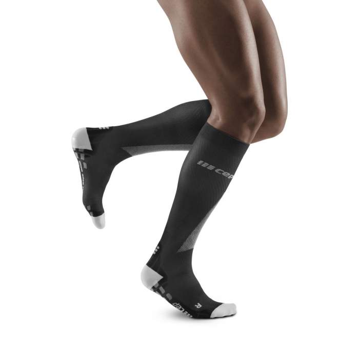 CEP Men's Ultralight PRO Socks - Black/Light Grey