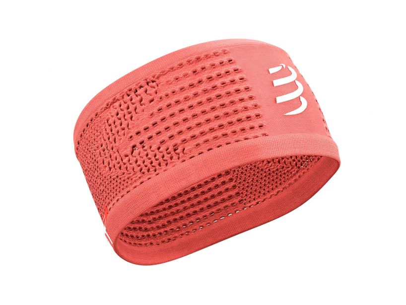 Compressport Unisex Headband ON/OFF Coral - CU00009B_401_0TU