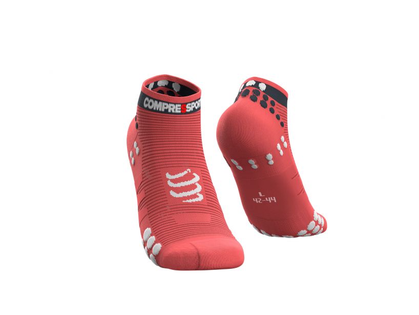 Compressport Unisex Pro Racing Socks v3.0 Run Low Coral - PRSV3-RL_401