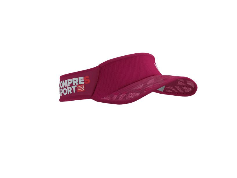 Compressport Unisex's Spiderweb Ultralight Visor - Persian Red/Blazing Orange